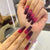 12 Sizes-24 Pcs Press On Nails JP1009