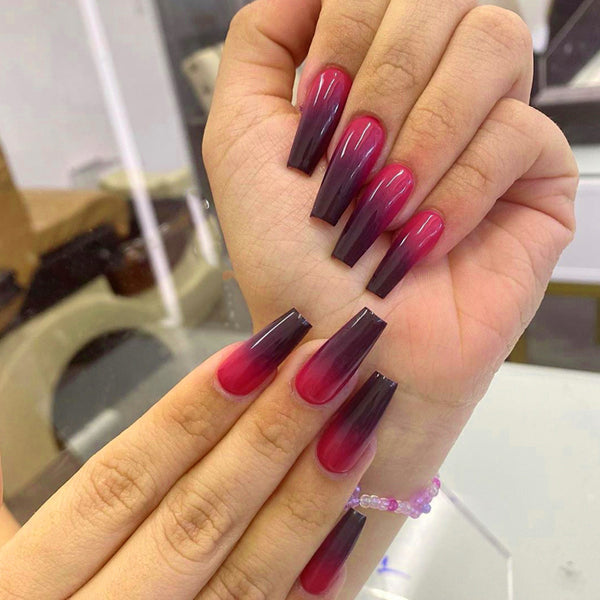 12 Sizes-24 Pcs Press On Nails JP1009