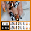 12 Sizes-24 Pcs Press On Nails Y180