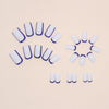 12 Sizes-24 Pcs Press On Nails W924