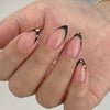 12 Sizes-24 Pcs Press On Nails C1399