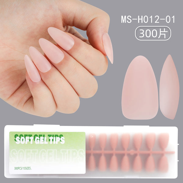 300 Pcs Press On Nails medium-almond-ms-h012-01