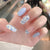 12 Sizes-24 Pcs Press On Nails JP1039