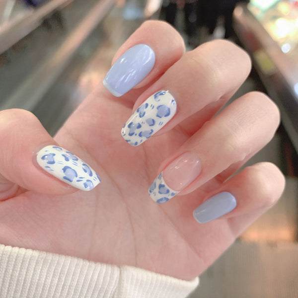 12 Sizes-24 Pcs Press On Nails JP1039