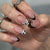 12 Sizes-24 Pcs Press On Nails C1302
