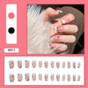 12 Sizes-24 Pcs Press On Nails W001