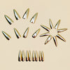 12 Sizes-24 Pcs Press On Nails Y1434