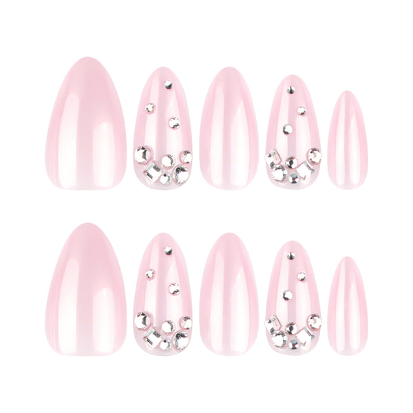 12 Sizes-24 Pcs Press On Nails JP4091