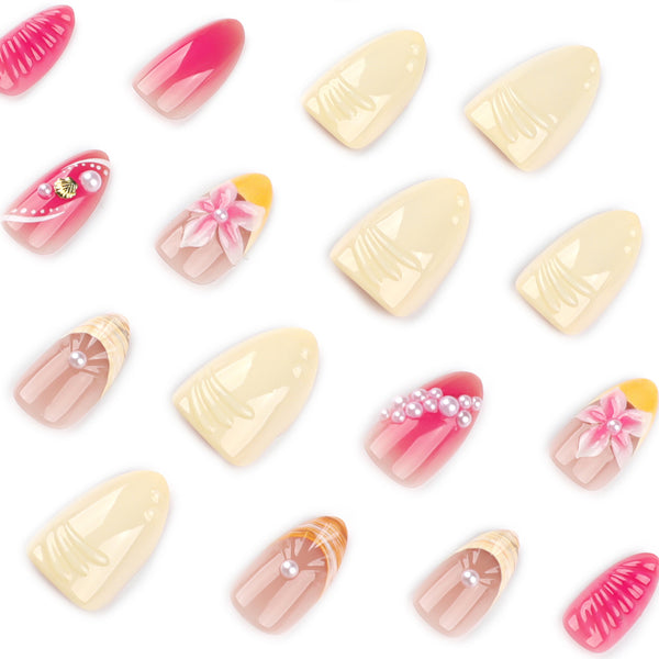12 Sizes-24 Pcs Press On Nails JP3902