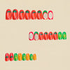 12 Sizes-24 Pcs Press On Nails Y1946