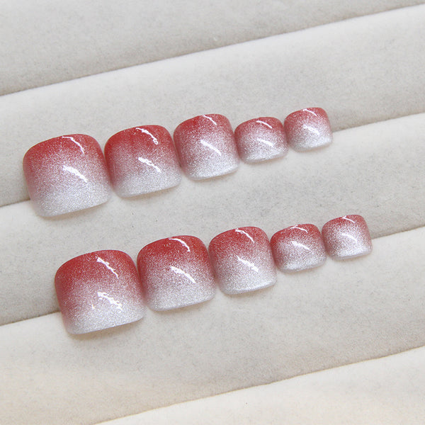 12 Sizes-24 Pcs Press On Nails F158