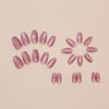 12 Sizes-24 Pcs Press On Nails W1674