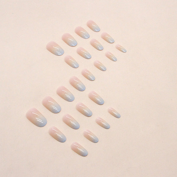 12 Sizes-24 Pcs Press On Nails W1091