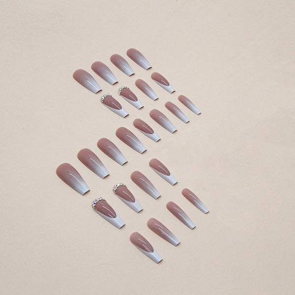 12 Sizes-24 Pcs Press On Nails Z637