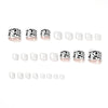12 Sizes-24 Pcs Press On Nails JP1661