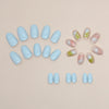 12 Sizes-24 Pcs Press On Nails W1304