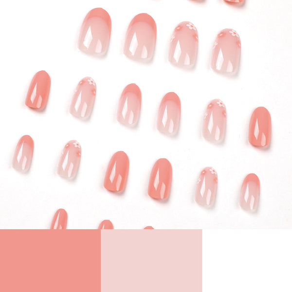 12 Sizes-24 Pcs Press On Nails JP1771