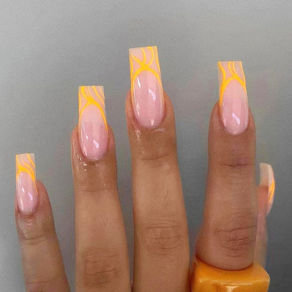 12 Sizes-24 Pcs Press On Nails W189