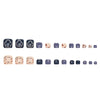 12 Sizes-24 Pcs Press On Nails F042