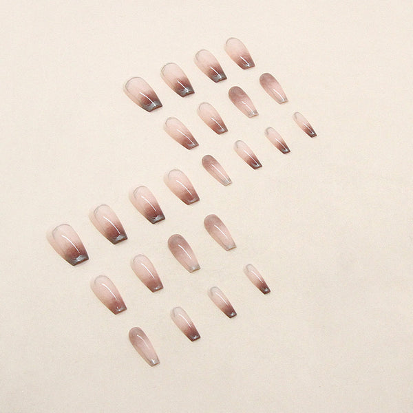 12 Sizes-24 Pcs Press On Nails R712