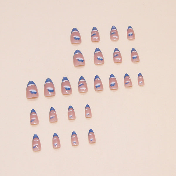 12 Sizes-24 Pcs Press On Nails W1554
