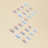 12 Sizes-24 Pcs Press On Nails Y016