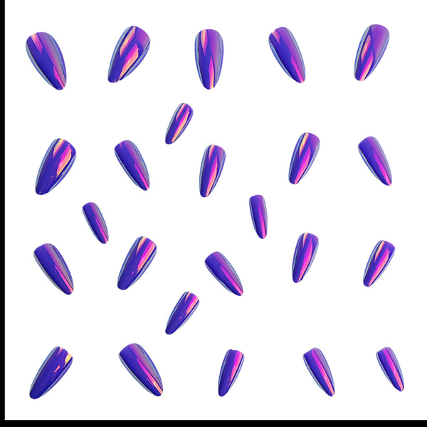12 Sizes-24 Pcs Press On Nails Y01-2