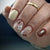 12 Sizes-24 Pcs Press On Nails C1216