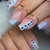 12 Sizes-24 Pcs Press On Nails W719