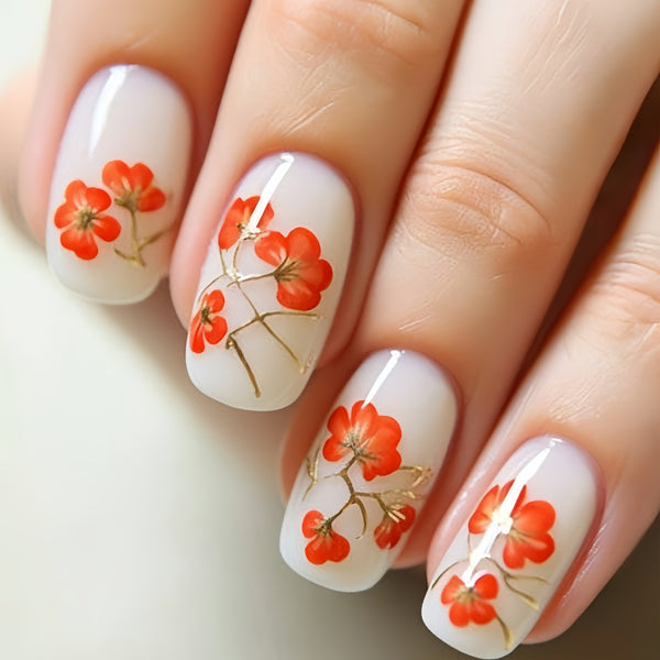 12 Sizes-24 Pcs Press On Nails Y530