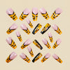 12 Sizes-24 Pcs Press On Nails Y1452