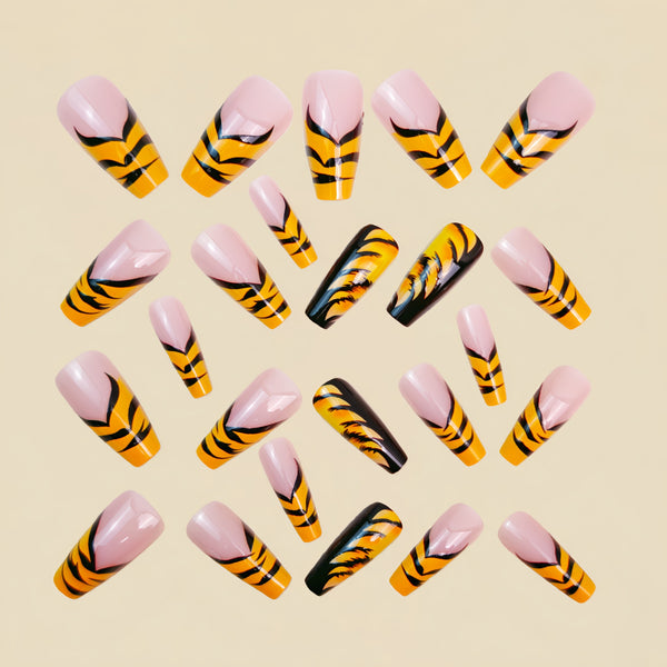 12 Sizes-24 Pcs Press On Nails Y1452