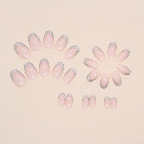12 Sizes-24 Pcs Press On Nails W931