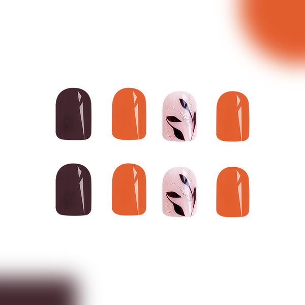 12 Sizes-24 Pcs Press On Nails C1097