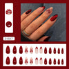 12 Sizes-24 Pcs Press On Nails Z1027