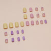 12 Sizes-24 Pcs Press On Nails W1588