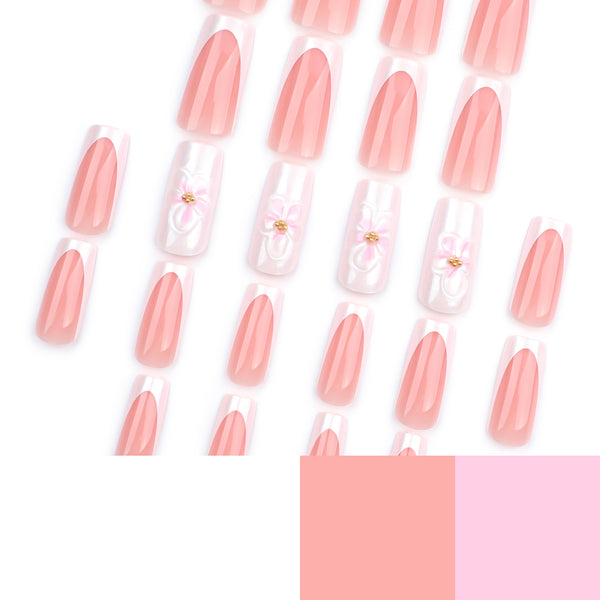 12 Sizes-24 Pcs Press On Nails DIY55