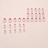 12 Sizes-24 Pcs Press On Nails W1957