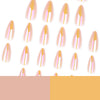 12 Sizes-24 Pcs Press On Nails DIY51