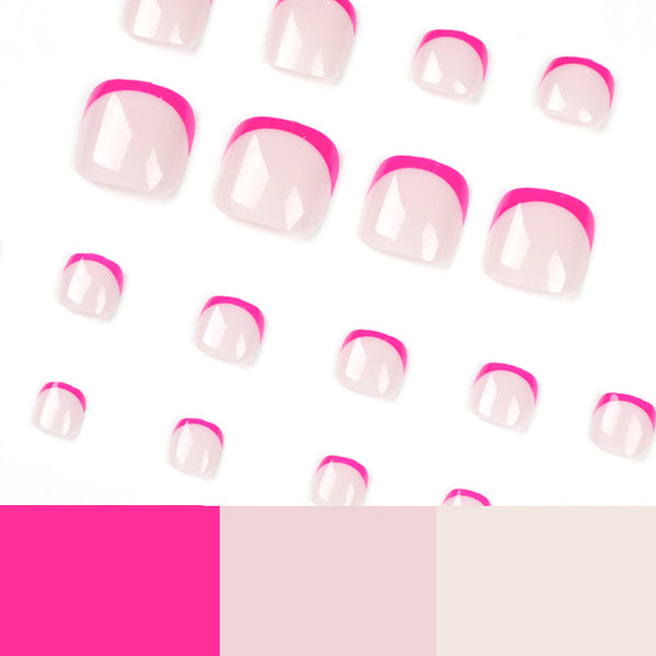12 Sizes-24 Pcs Press On Nails JP1648