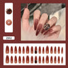 12 Sizes-24 Pcs Press On Nails Z892