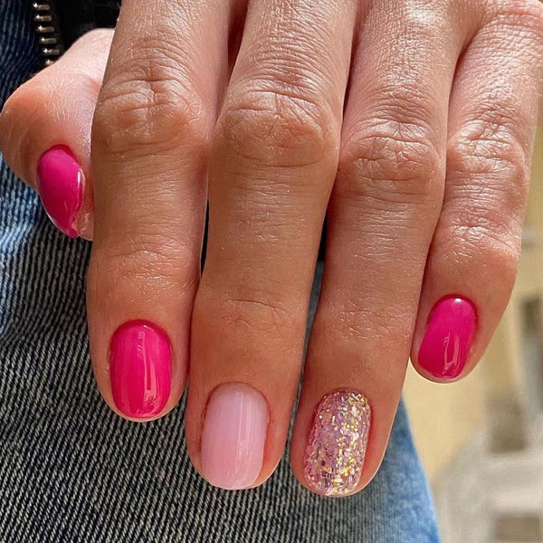 12 Sizes-24 PcsPress On Nails C393