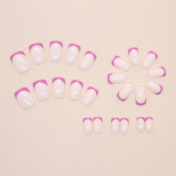 12 Sizes-24 Pcs Press On Nails W1881