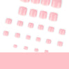 12 Sizes-24 Pcs Press On Nails JP4260