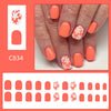12 Sizes-24 Pcs Press On Nails C834