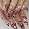 12 Sizes-24 Pcs Press On Nails JP3856