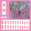 12 Sizes-24 Pcs Press On Nails Z154