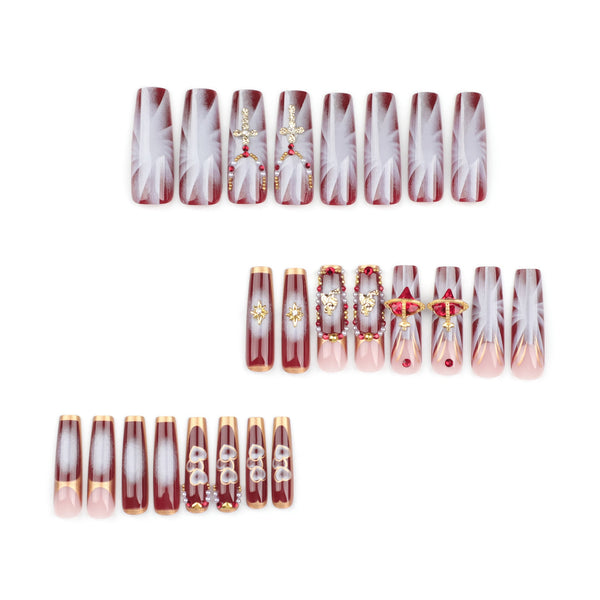 Long Square Press on Nails