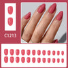 12 Sizes-24 Pcs Press On Nails C1213