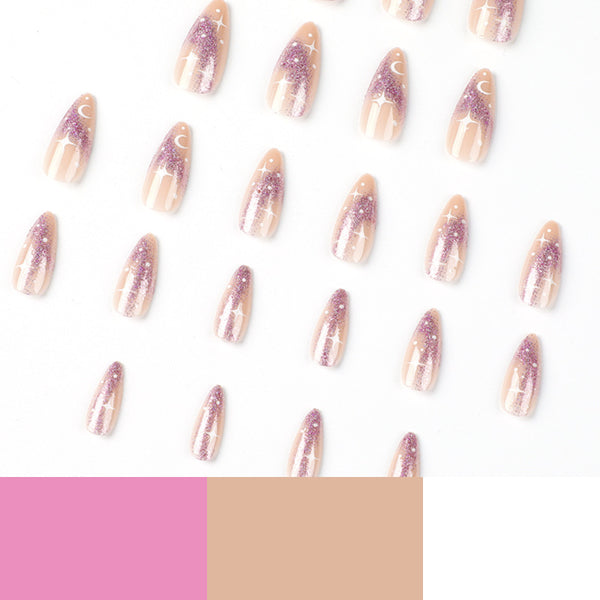 12 Sizes-24 Pcs Press On Nails JP2148